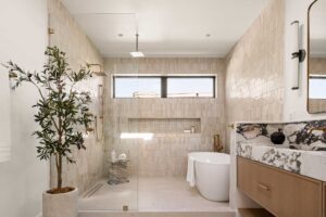 High end bathroom remodeling